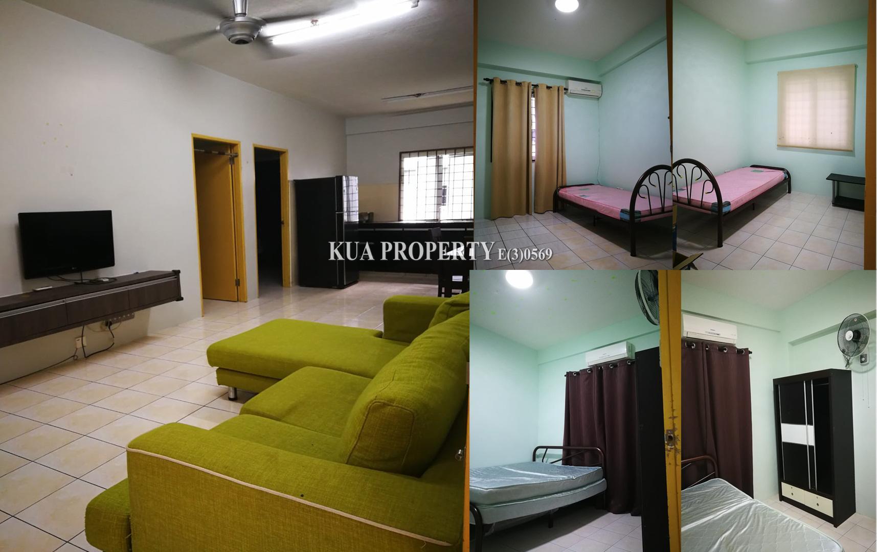 Ground Floor Samajaya Apartment For Rent at Muara Tabuan