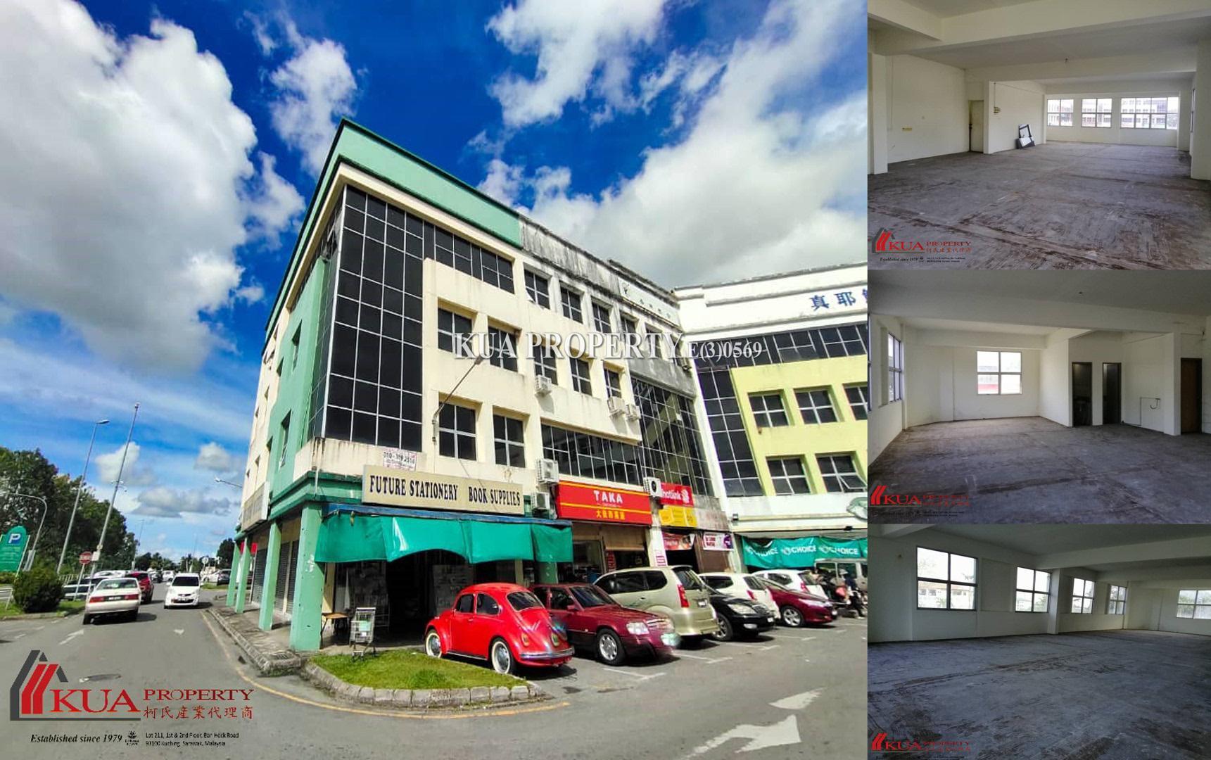 1st Floor Corner Shoplot For Rent! at Stutong, Next to Taka (Near Choice Daily)