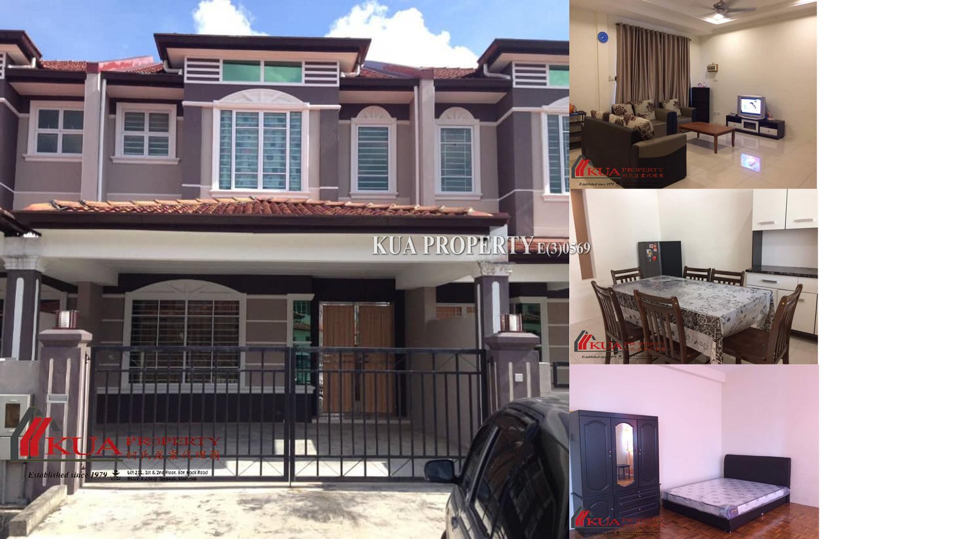 Double Storey Terrace House For Rent at Taman Merlin, Kota Samarahan