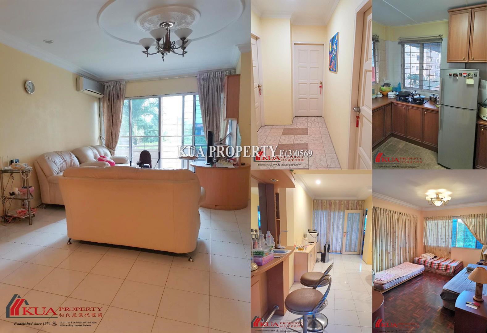 Central Court Apartment For Sale! at Central Road,Kuching