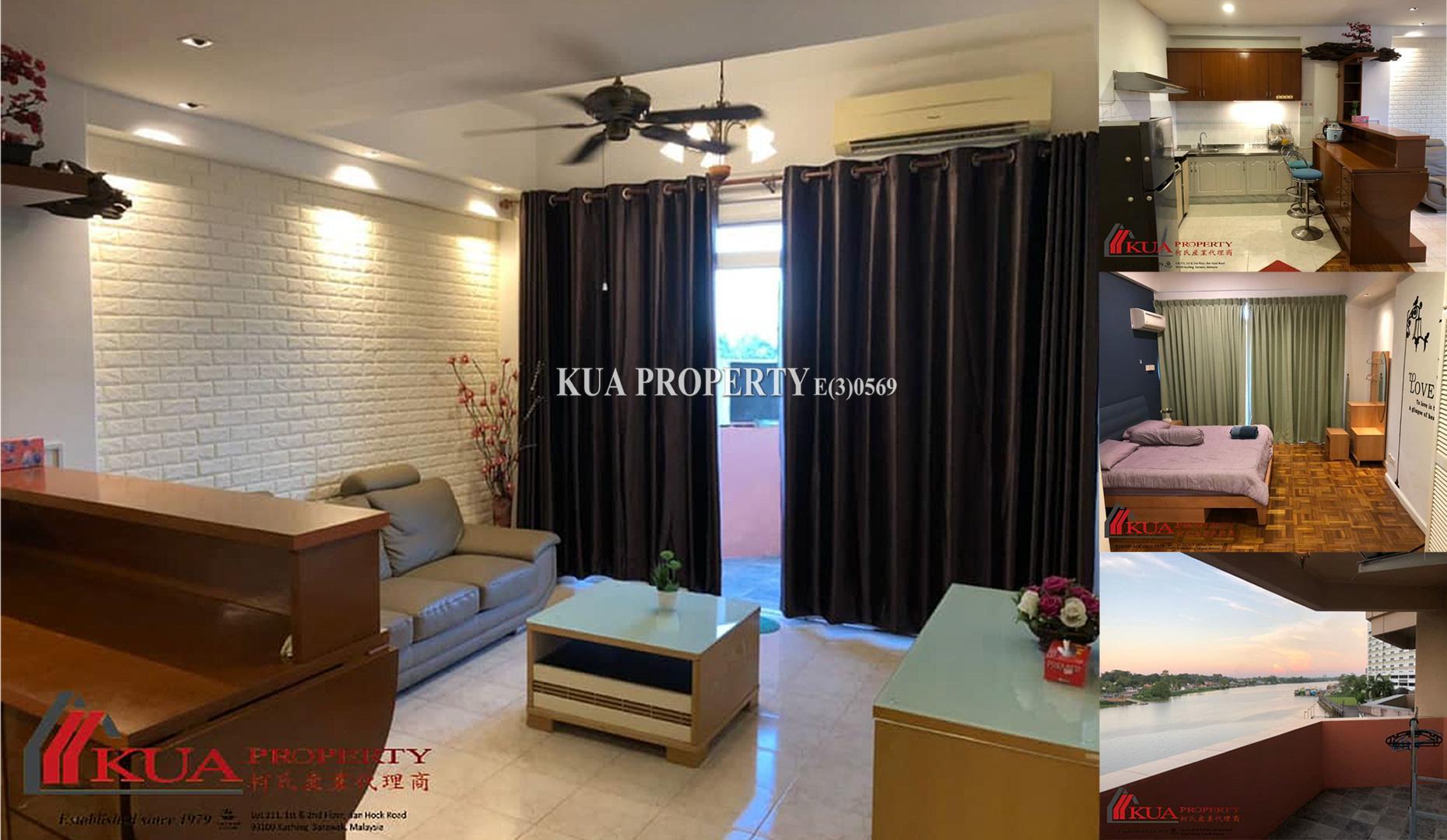 Riverbank Suites Condominium For Rent!at Kuching Waterfront, Jalan Tunku Abdul Rahman