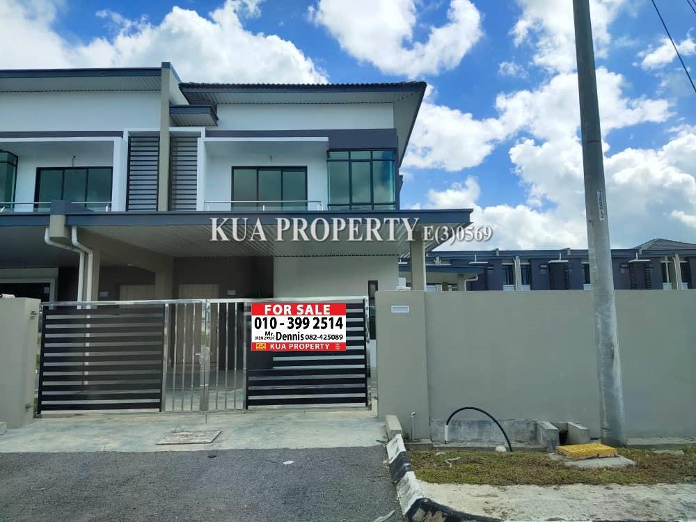 NEW Double Storey Corner House For Sale! at City Garden, Kuching