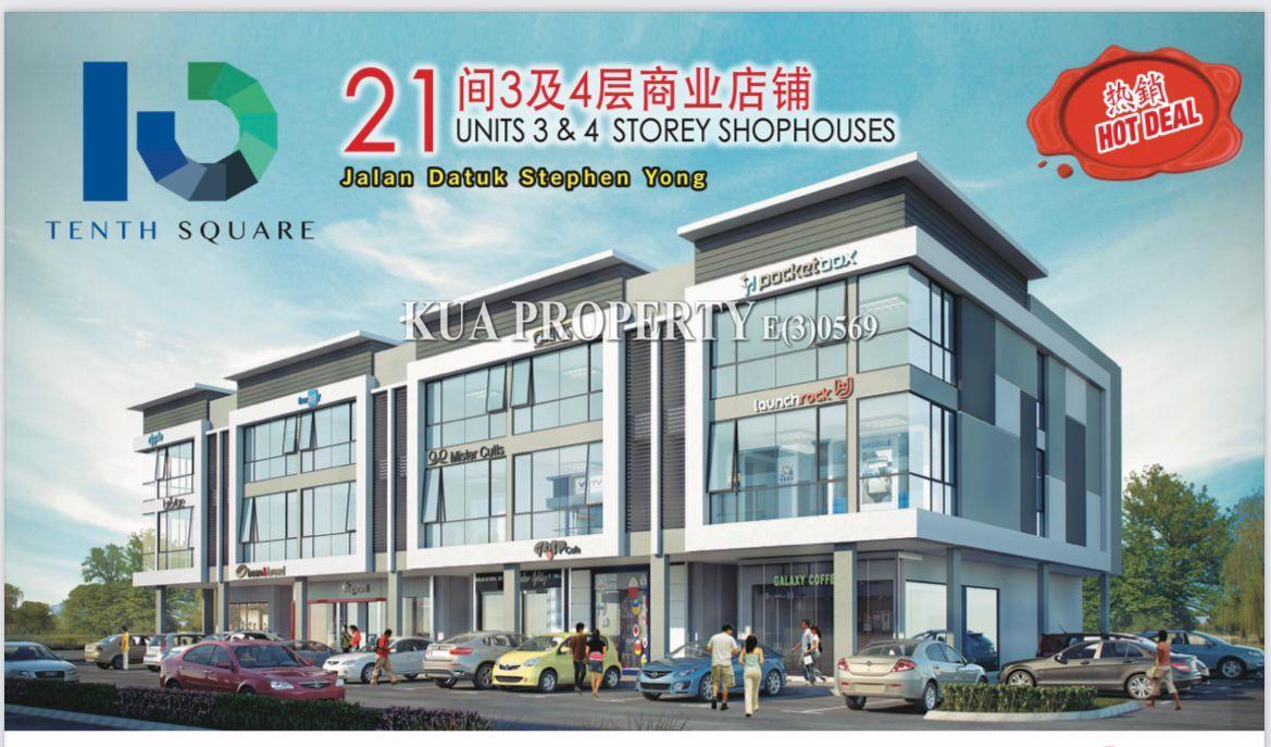 Tenth Square 3 Storey Shophouses for Sale! at Jalan Datuk Stephen Yong