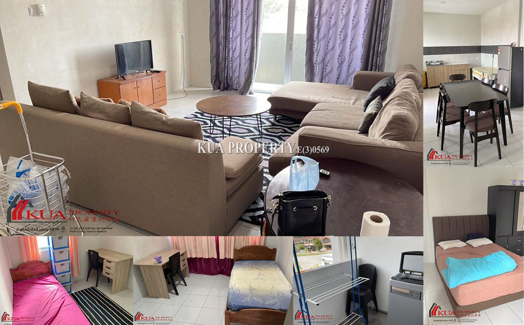 Stutong Heights Apartment For Rent! at Stutong, Kuching