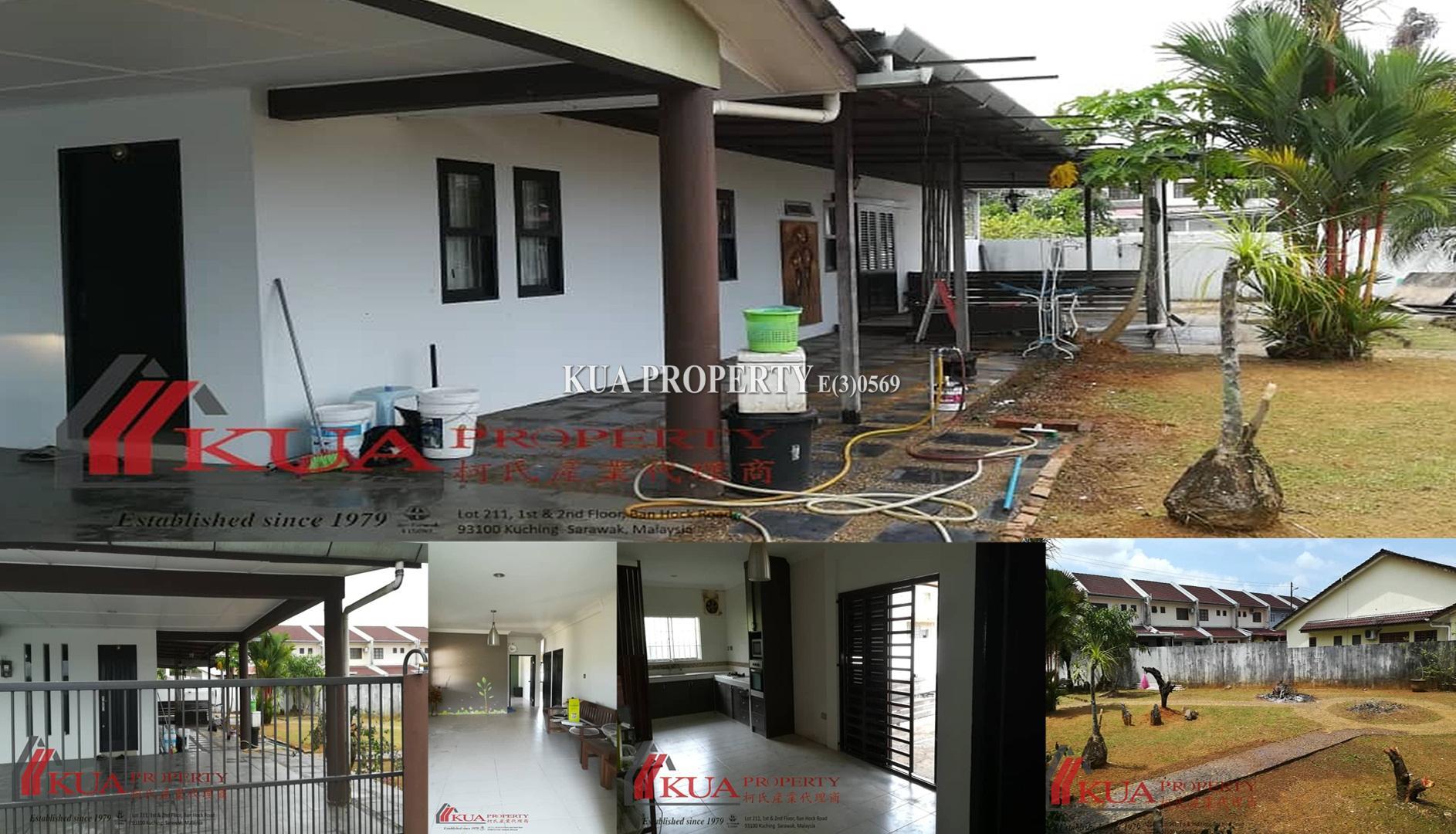 Single Storey Semi Detached House For Sale! at Taman Samarindah, Samarahan