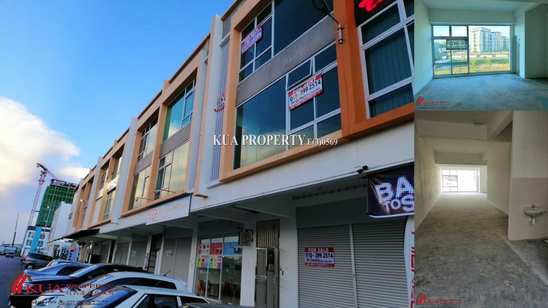 Triple Storey Intermediate Shoplot For Sale! at Tabuan Tranquility