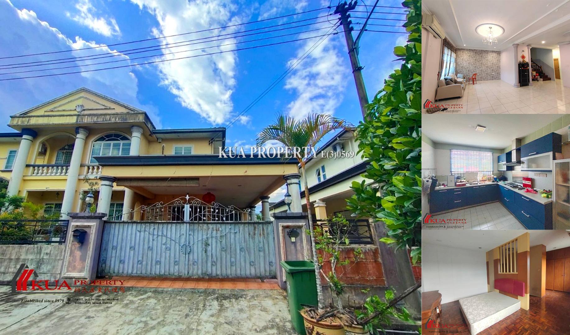 Double Storey Semi-Detached House For Sale! at Jalan Batu Kitang, Kuching