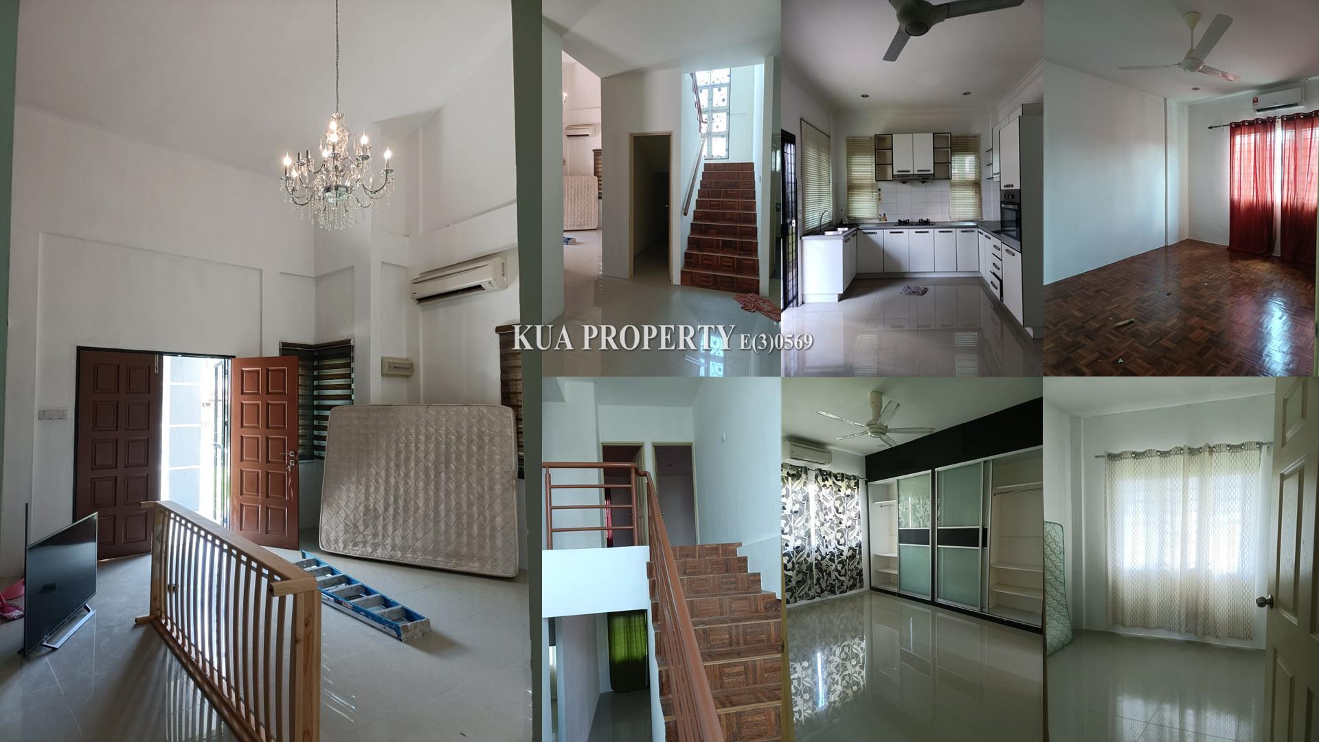 Double Storey Semi Detached House For Rent! at Lavender Hills, 13th mile, Siburan
