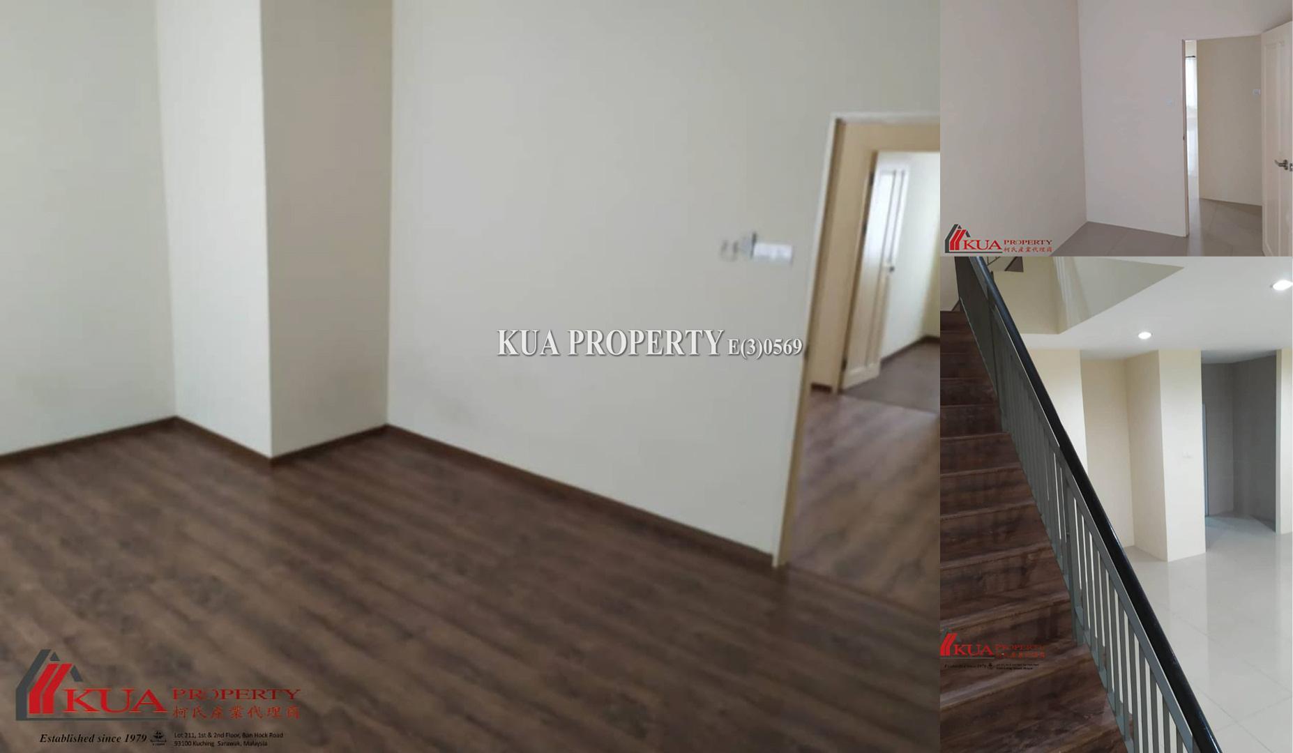 Double Storey Intermediate House For Rent! at Tabuan Tranquility, Kuching