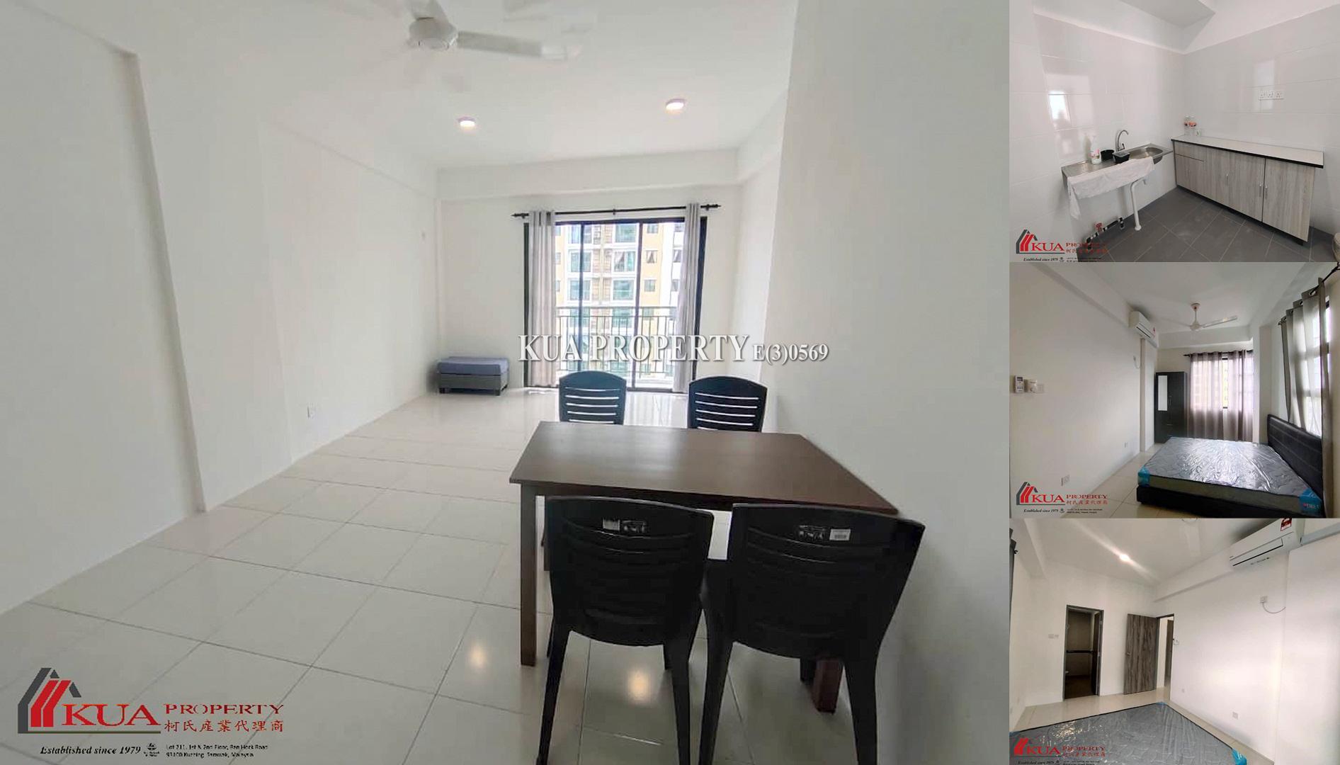 The 1878 Apartment For Rent! at Tabuan Jaya, behind Everrise
