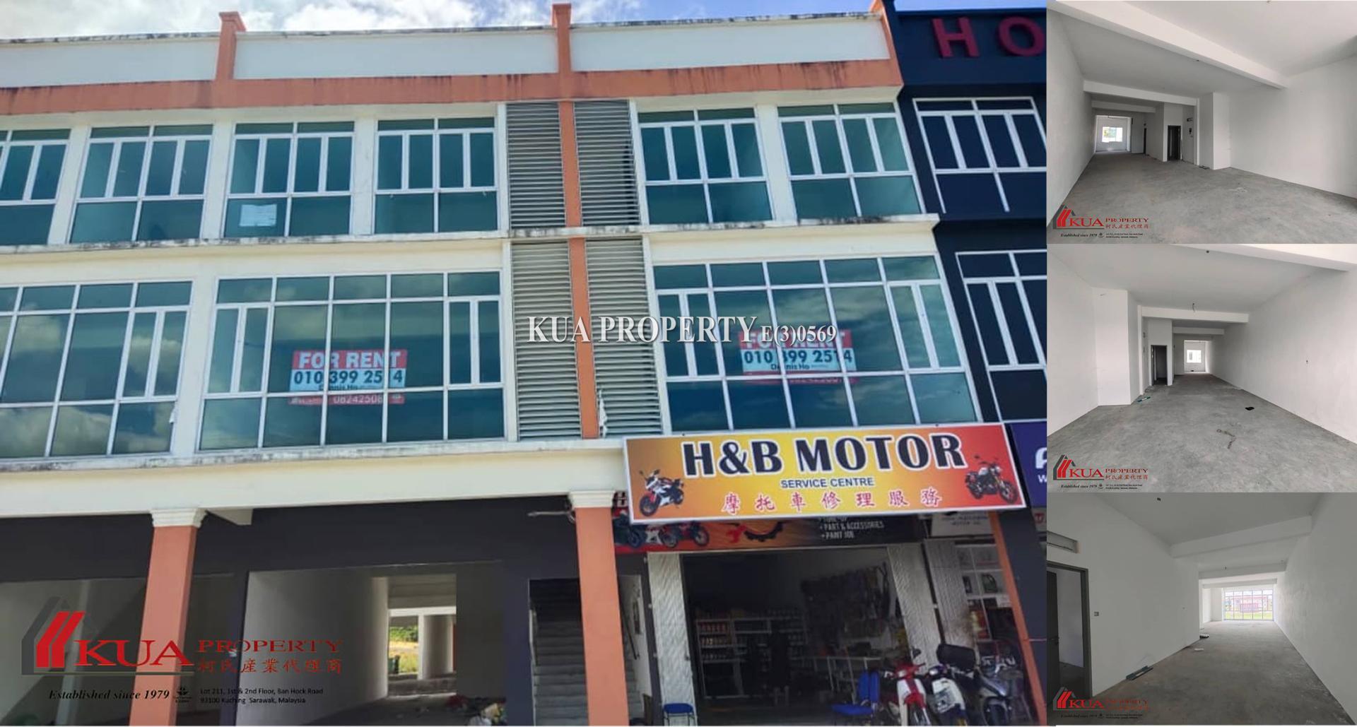 Triple Storey Shoplot For Rent! Located at Intan Commercial Centre, Samarahan