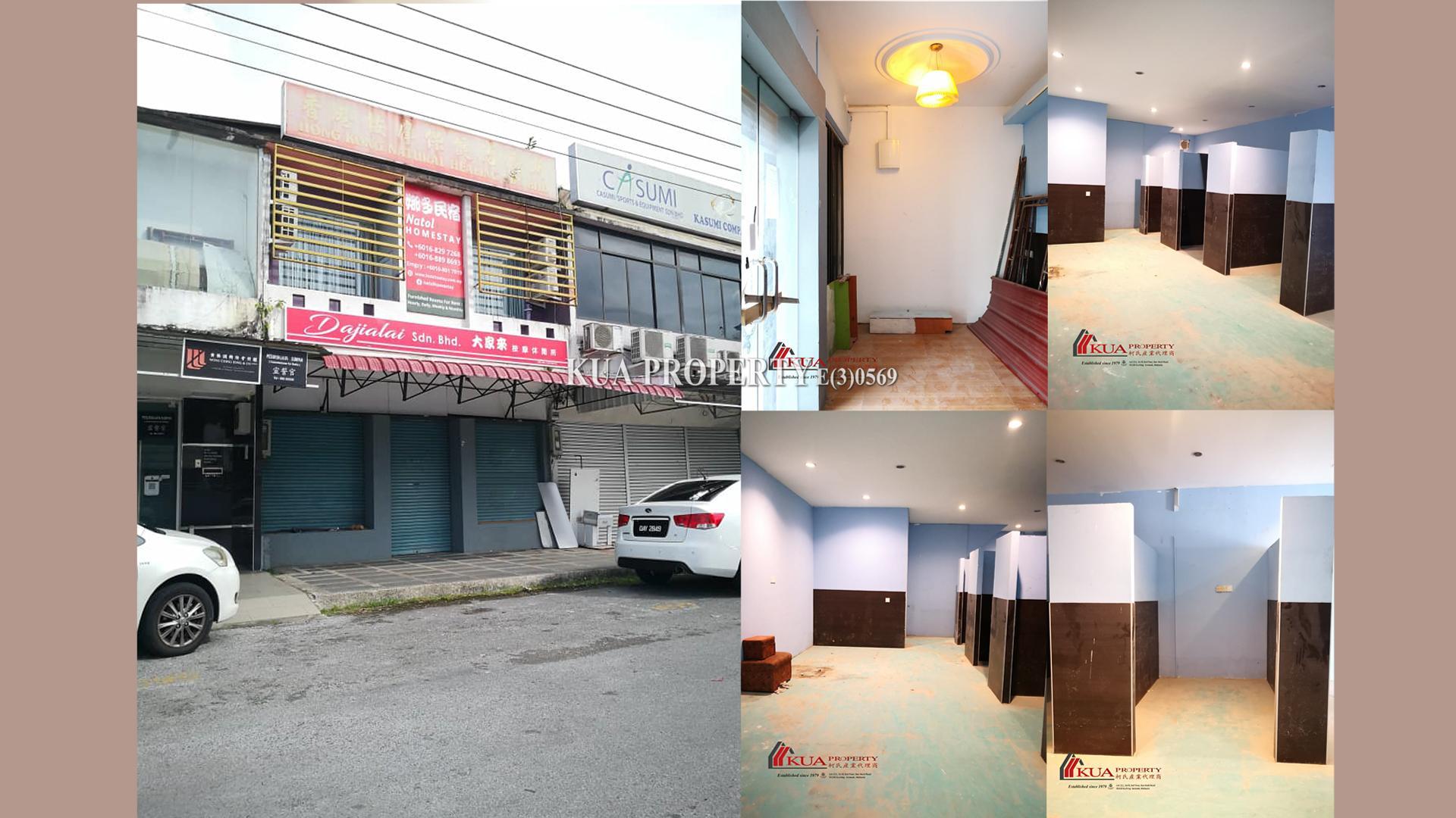 Ground Floor Intermediate Shoplot For Rent! Located at Jalan Ong Tiang Swee, Rock Road