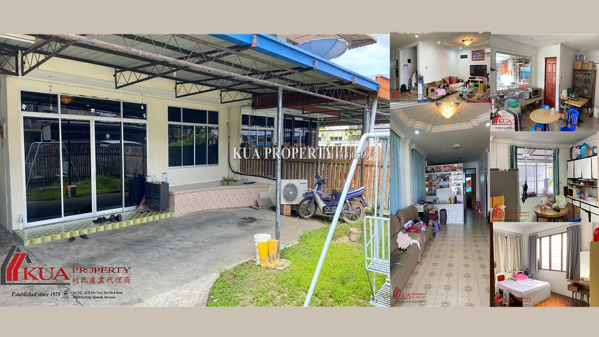 Double Storey Semi Detached House For Sale! Located at Lorong Au Yong, Sibu