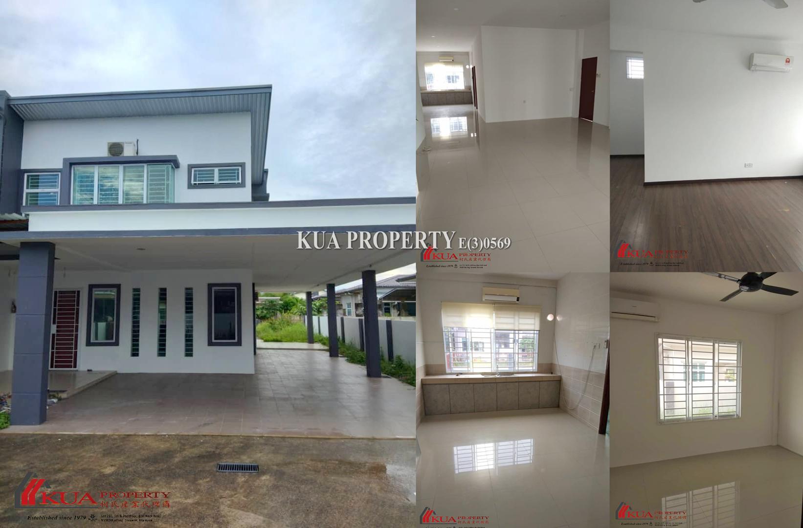 Double Storey Terrace Corner House For Sale! at Moyan, Kuching