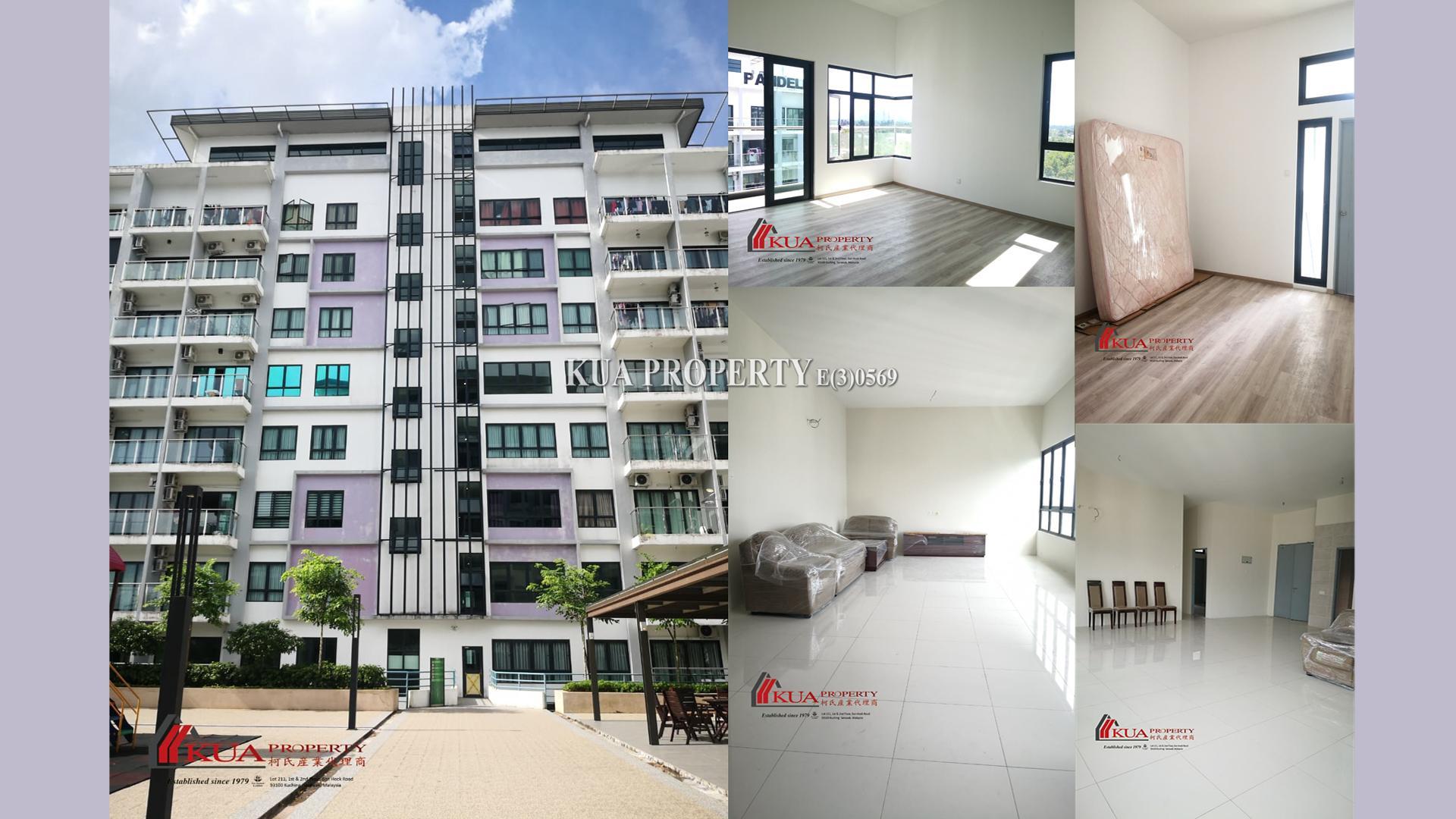 P’ Residences Penthouses Unit For Rent! Located at Jalan Batu Kawa