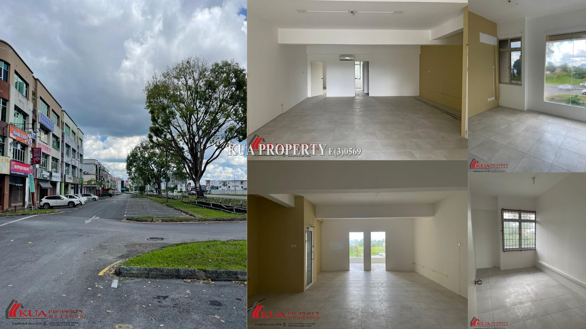 First Floor Shoplot/Office For Rent! Located at 3rd Mile, Jalan Tun Ahmad Zaidi Adruce