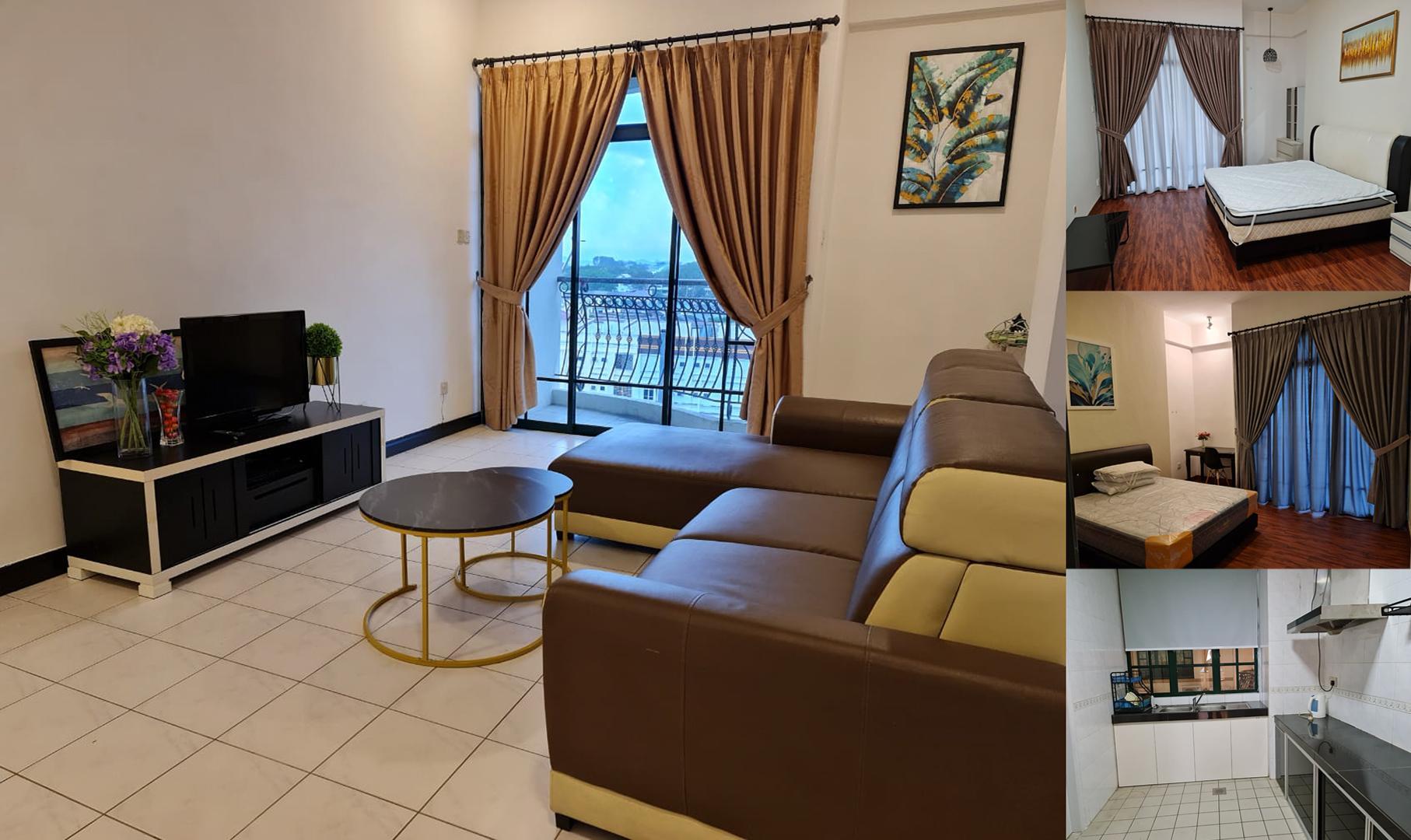 Riverine Emerald Resort Condominium For Rent! Located at Jalan Petanak