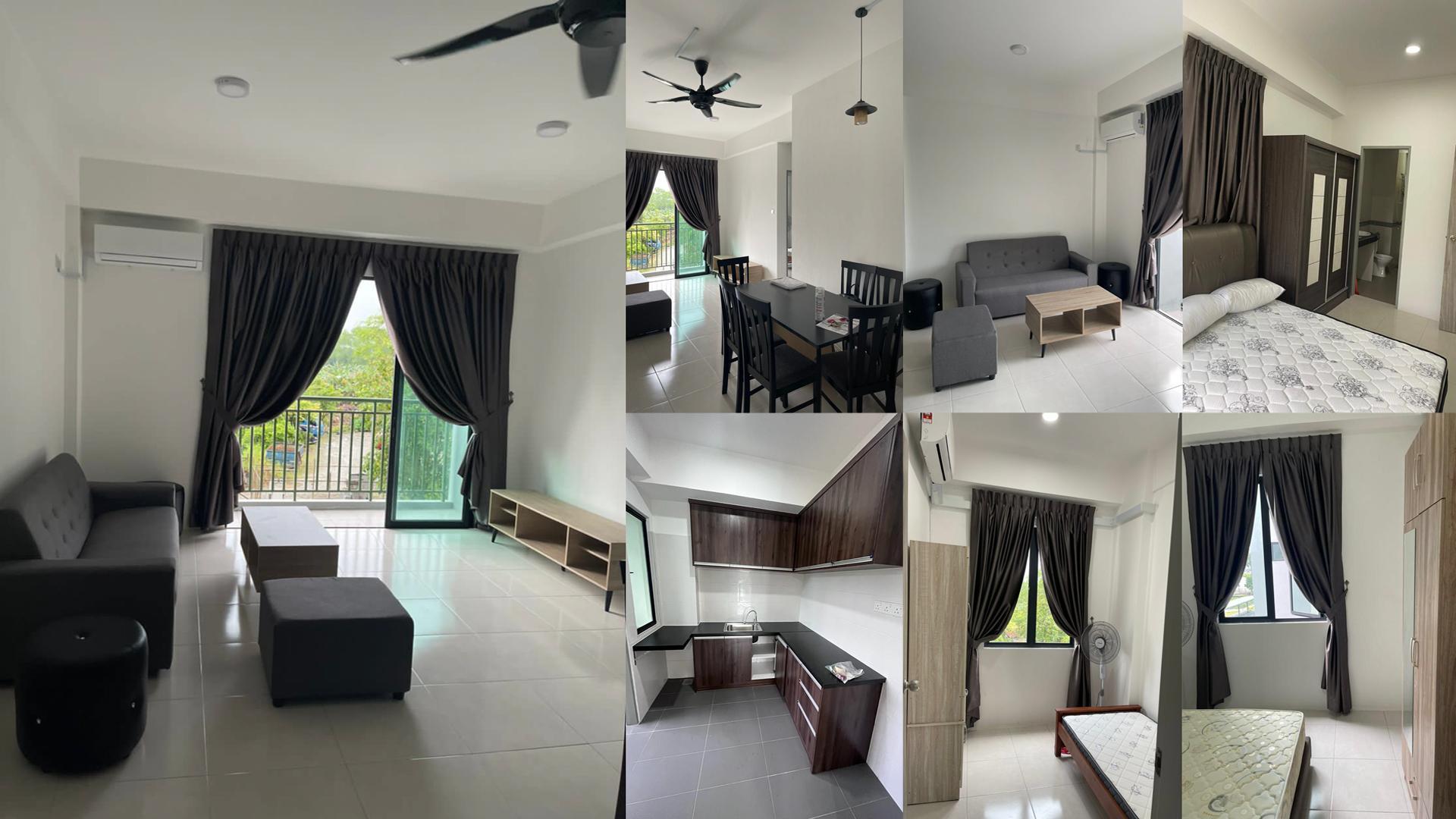 The 1878 Apartment FOR RENT! Located at Behind Everise Tabuan Jaya