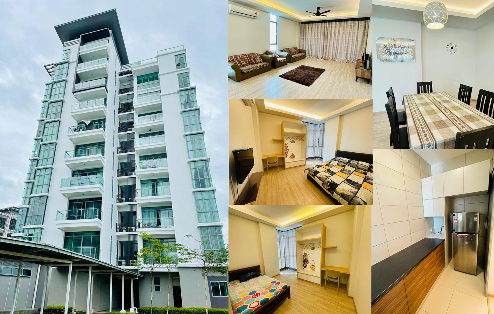 The Park Residence For Rent! Fully Furnished 3 Bedrooms Unit (Level 5)
