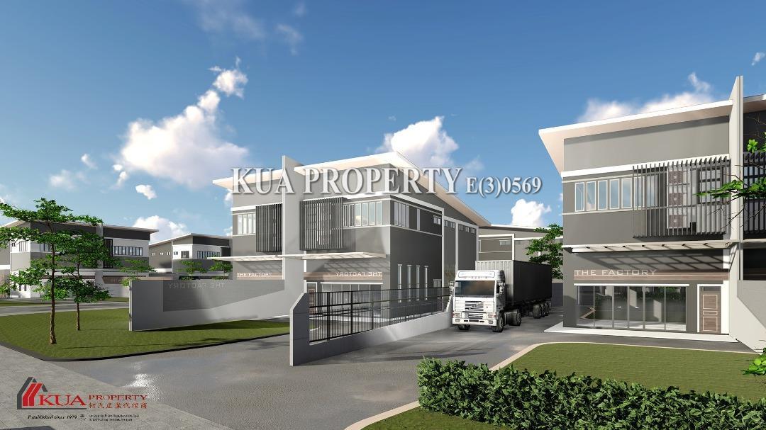 Double Storey Semi Detached Light Industrial Factory Located at ROCCA Business Park, Batu Kitang
