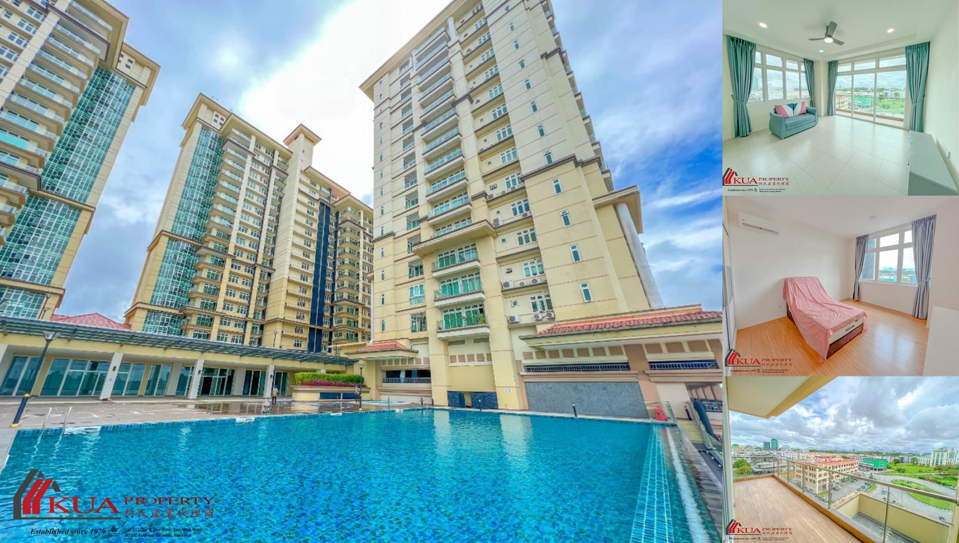 Riverine diamond Condominium (Block B) FOR SALE! Located at Petanak, Kuching