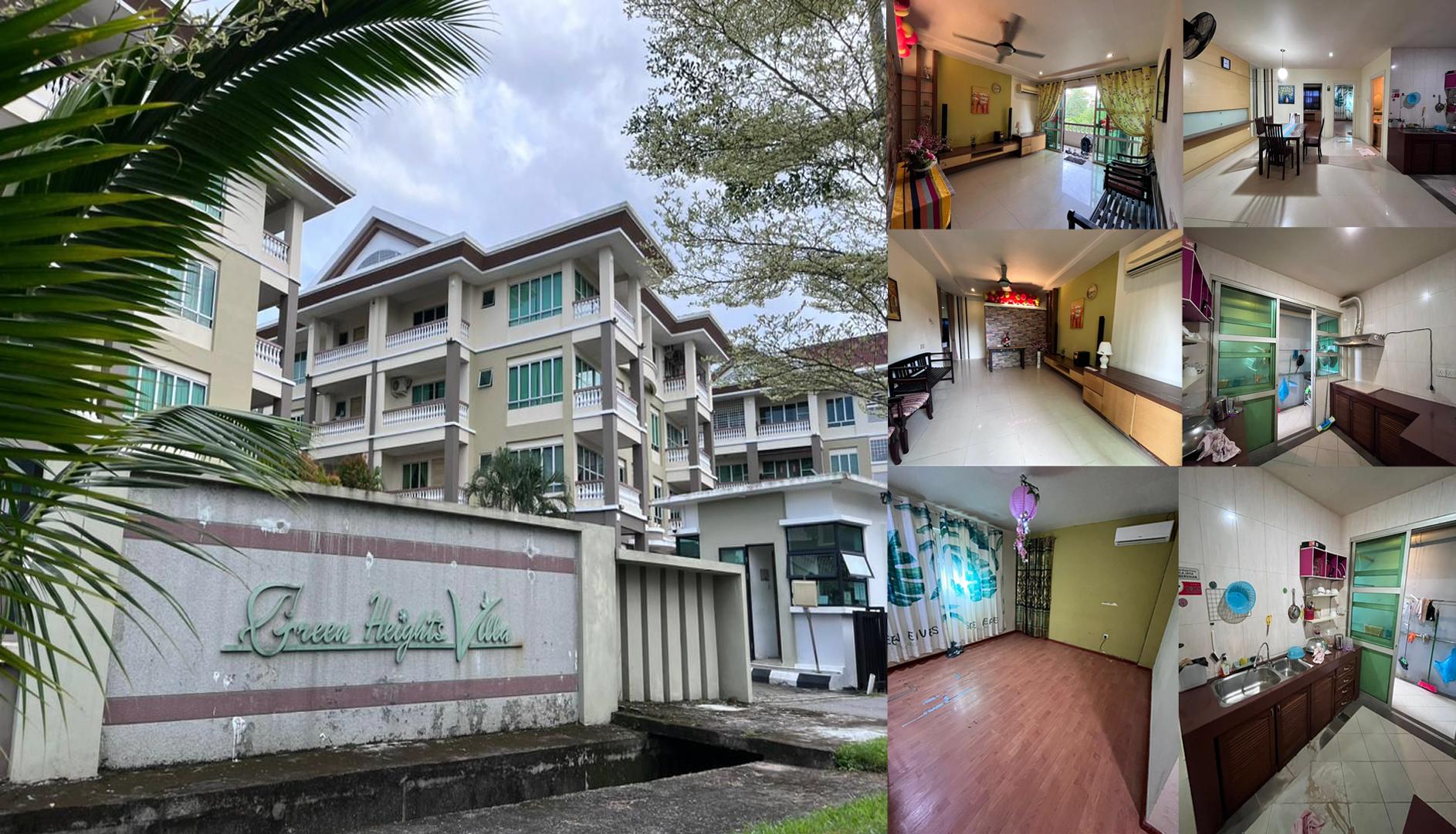 Green Heights Villa Condominiuns For Sale at Jalan Lapangan Terbang Kuching