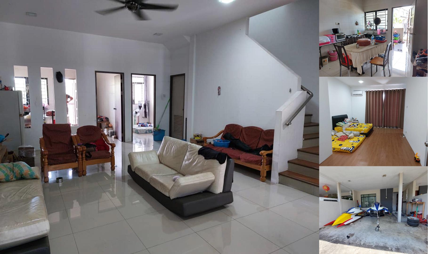 Double Storey Terrace Intermediate House For Sale! Located at Moyan