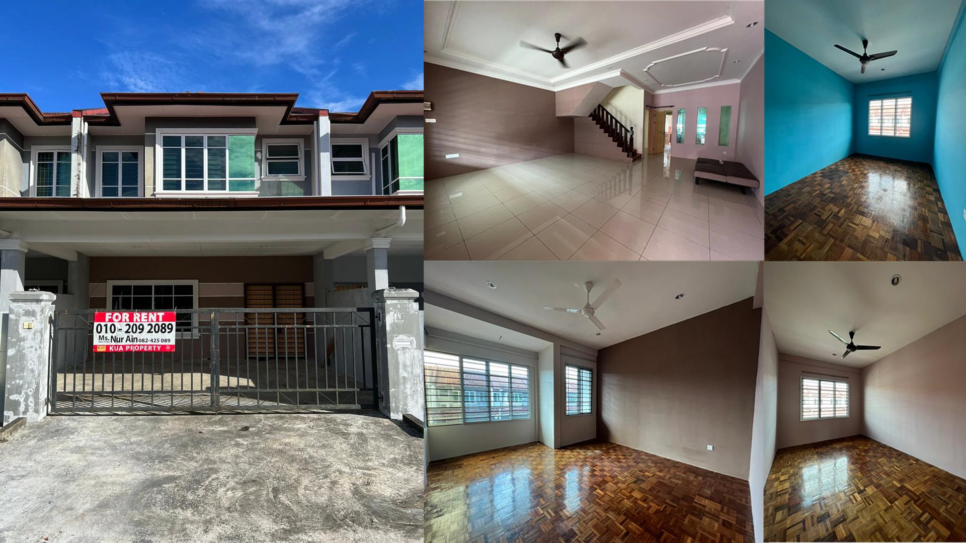 Double Storey Intermediate House For Rent & For Sale! Located at Uni Garden, Samarahan