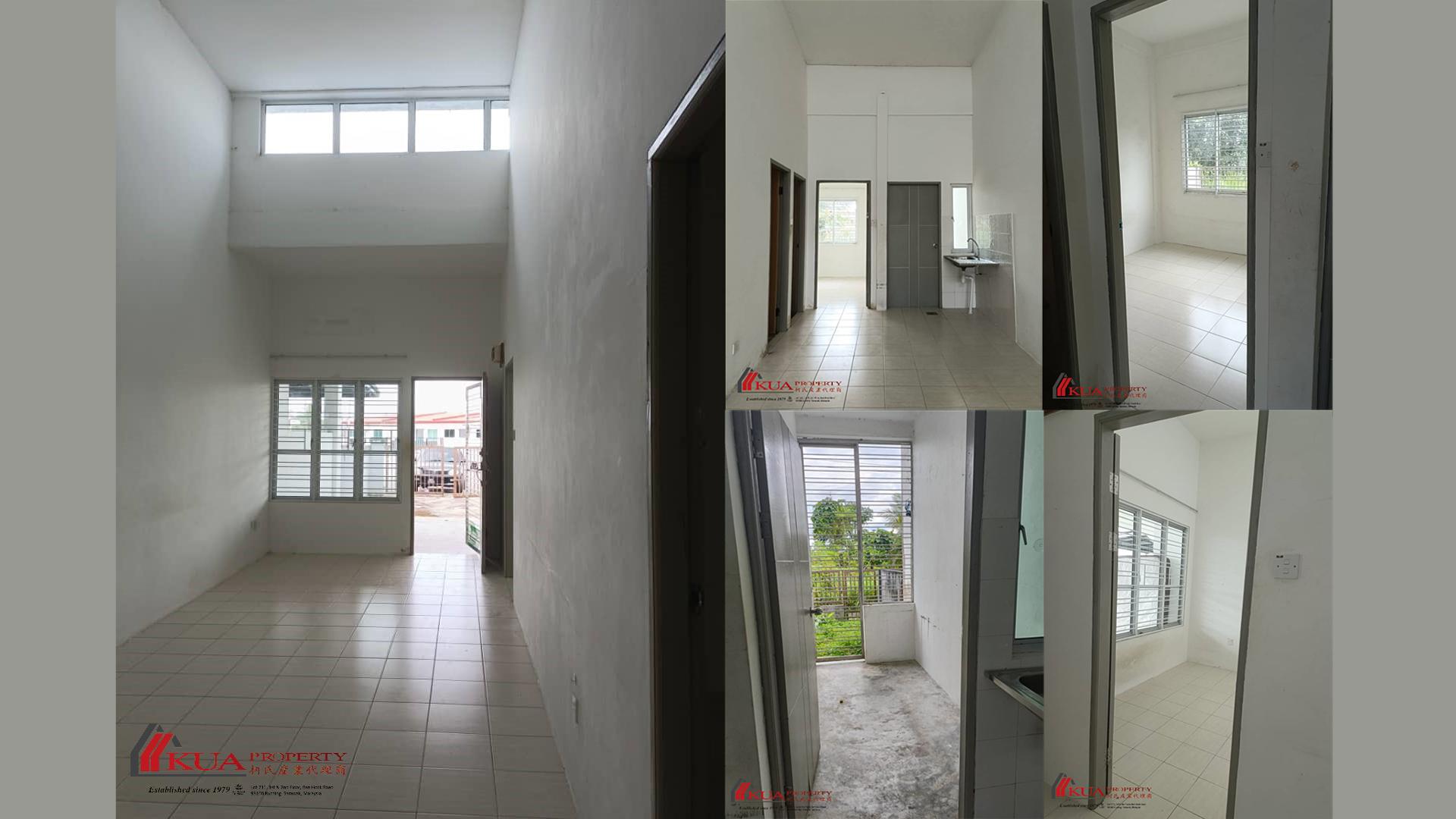 Single Storey Terrace Intermediate House FOR SALE! Located at Taman Meranti, Kota Samarahan