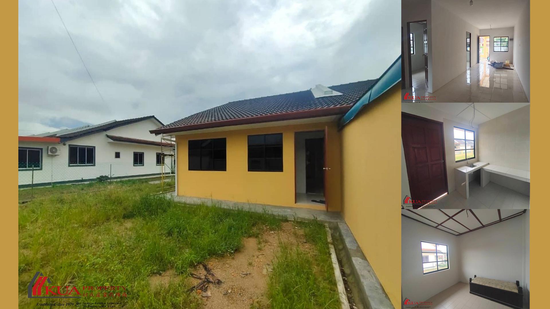 Single Storey Corner Terrace House FOR RENT! Located at Samarindah, Samarahan