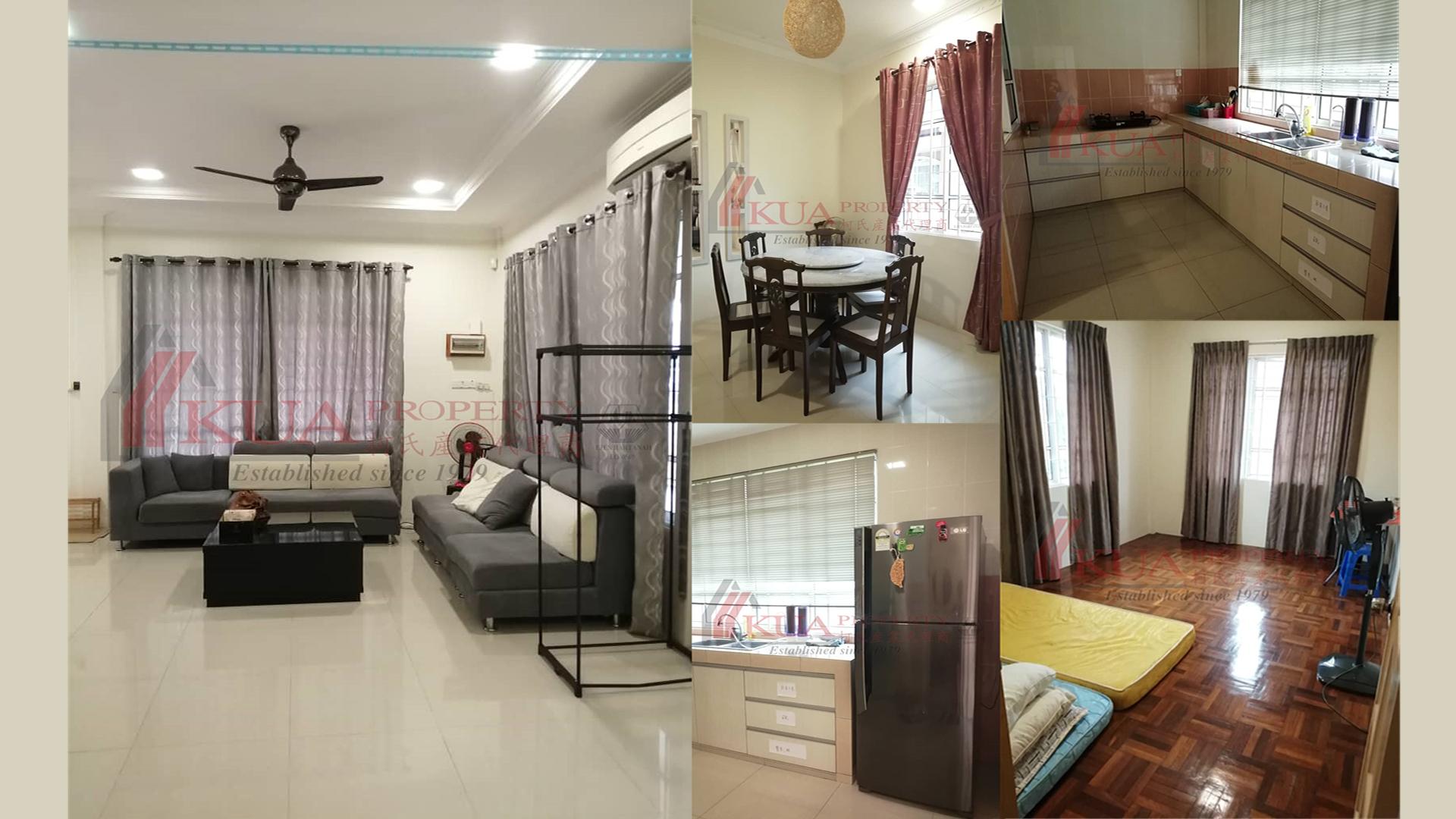 Double Storey Terrace House For Rent! Located at Uni Garden
