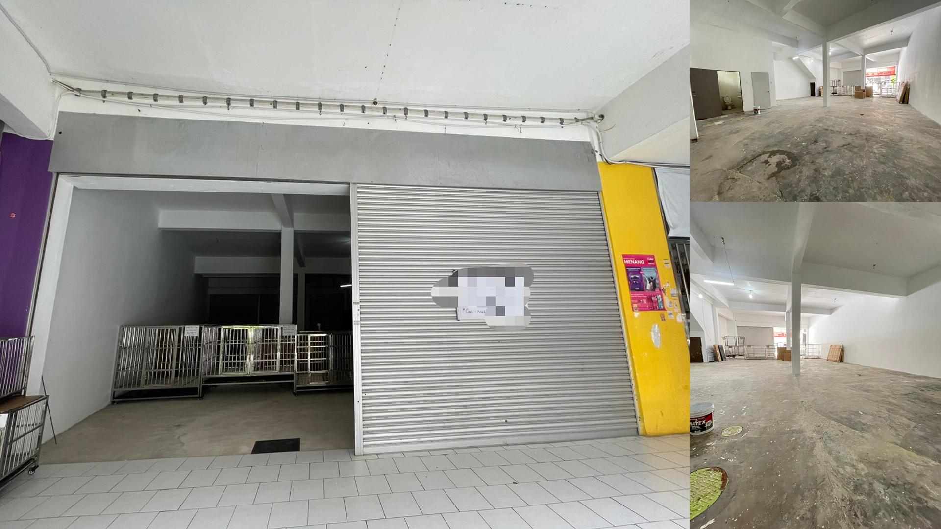 Ground floor Shoplot for Rent!(Super intermediate) Located at Tabuan Tranquility 3