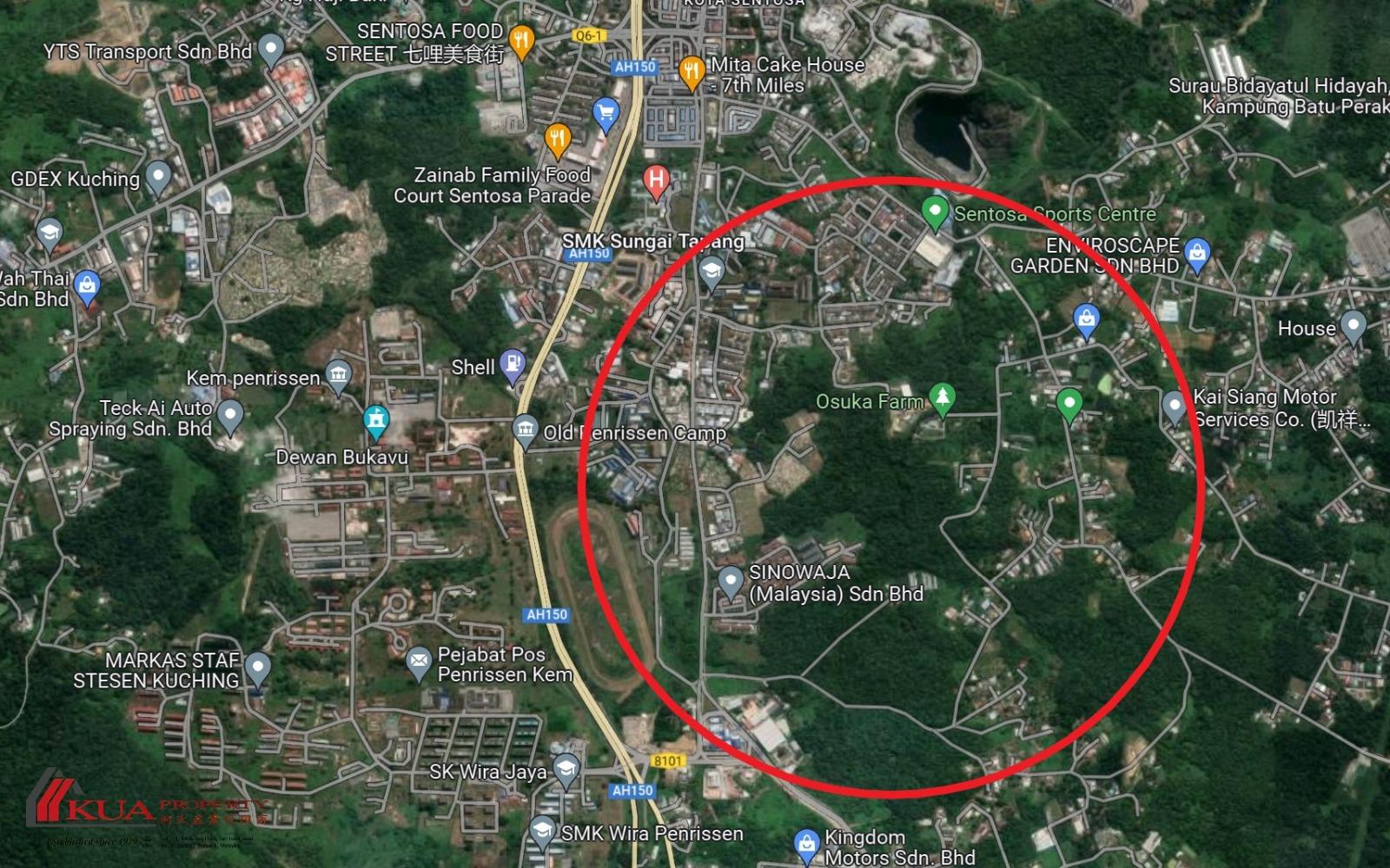 Mixed Zone Land for Sale! Located at Sungai Tapang