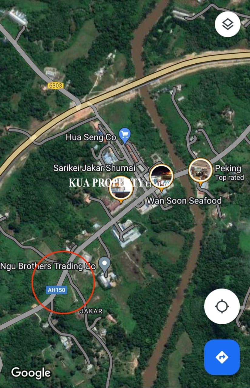 Land for Sales! 📍Location: Jakar Town, Sarikei (200m from shops area)