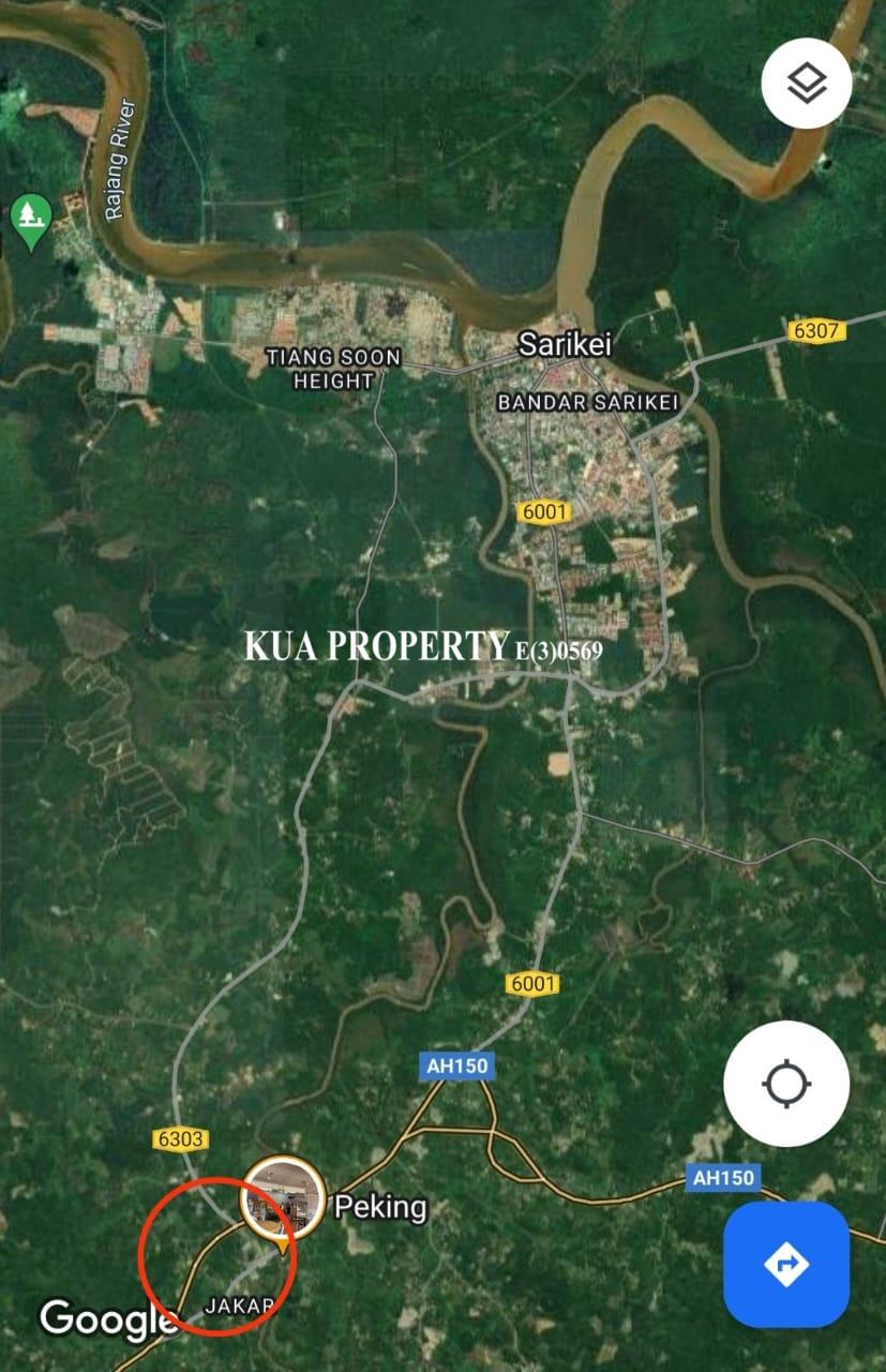 Land for Sales ! Location at Jakar Town, Sarikei (200m from shops area)
