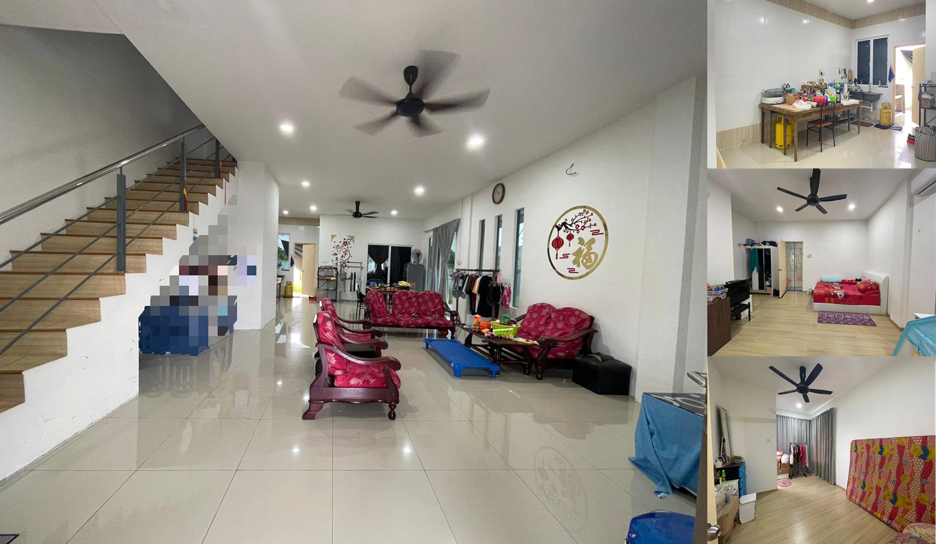 Double storey Corner house For Sale! Located at Jalan Stutong