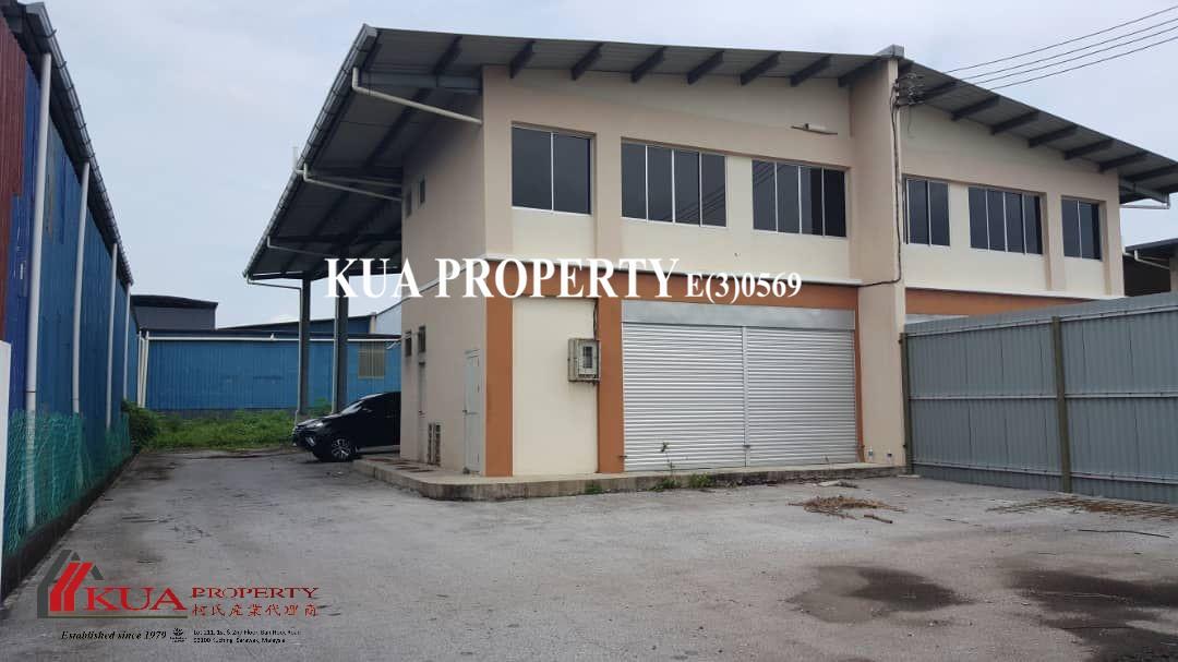 Double Storey Semi-Detached Warehouse FOR RENT! Located at Demak Laut