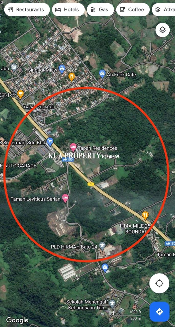 1st lot land for Sale! at 23rd mile, Kuching-Serian Main Road