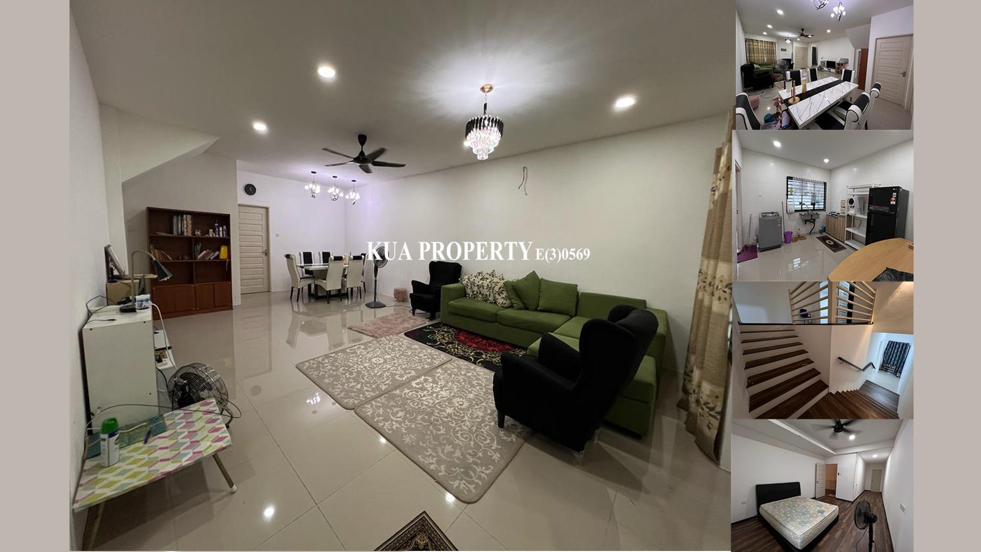 Double Storey Terrace Intermediate House For Rent at Aurora Heights, Moyan