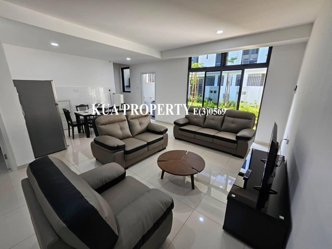 Gated Guarded Alyvia Residence Lower Unit Townhouse For Rent ! Located at Tabuan Tranquility
