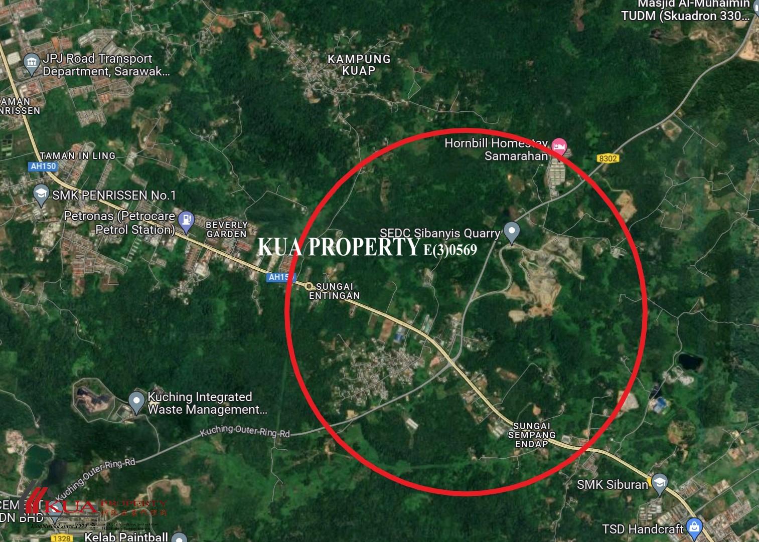 Industrial Land for Sale! at 15th Mile, Kuching Serian Road