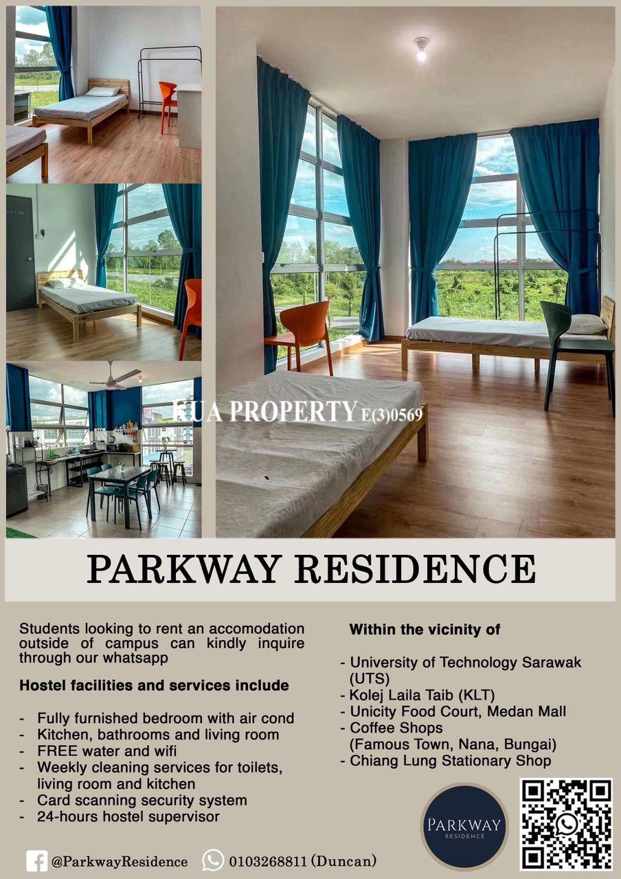 PARKWAY RESIDENCE Room For Rent at Sibu Area
