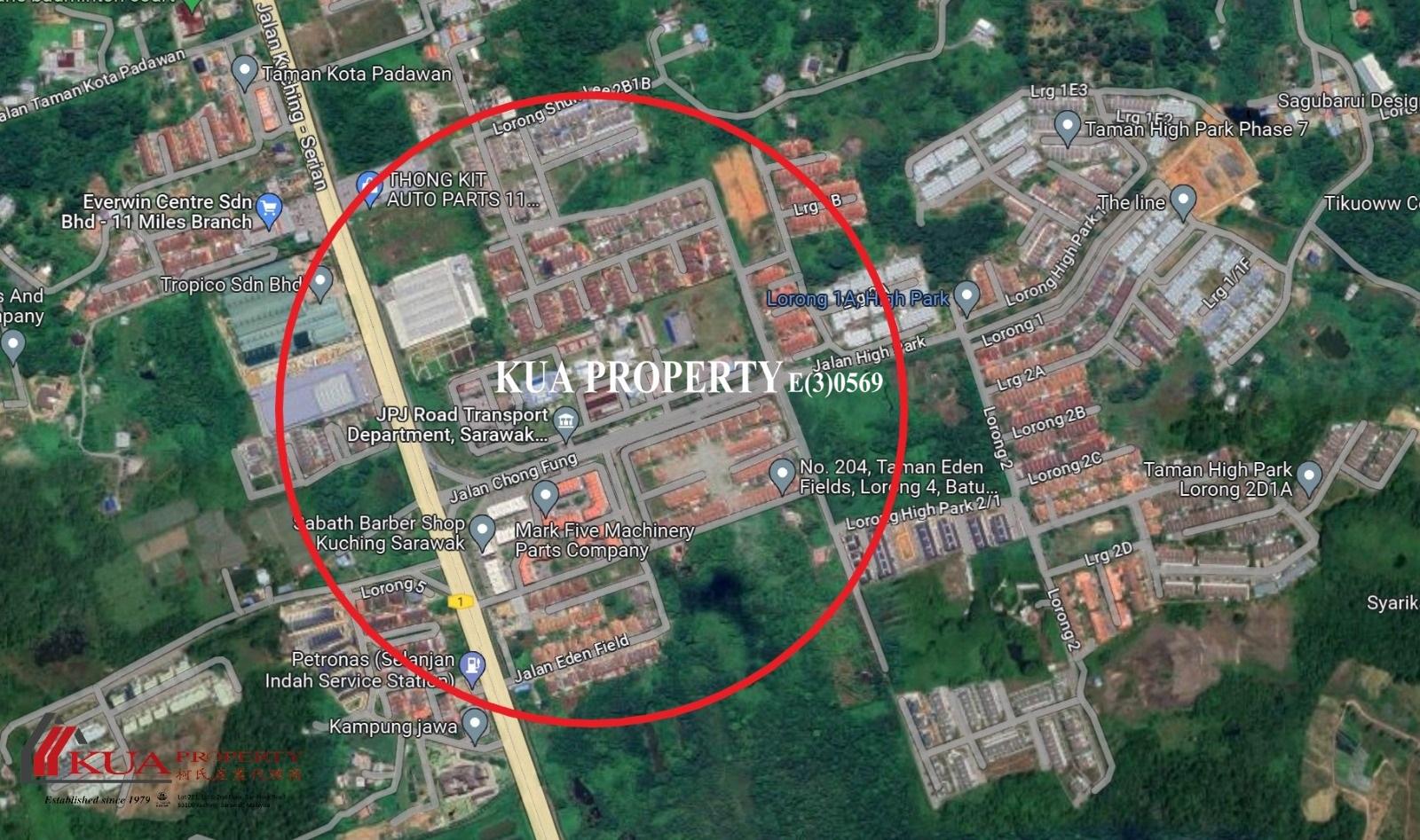 Detached Land (For Bungalow Build) FOR SALE! at Jalan Kuching Serian, 11th Mile