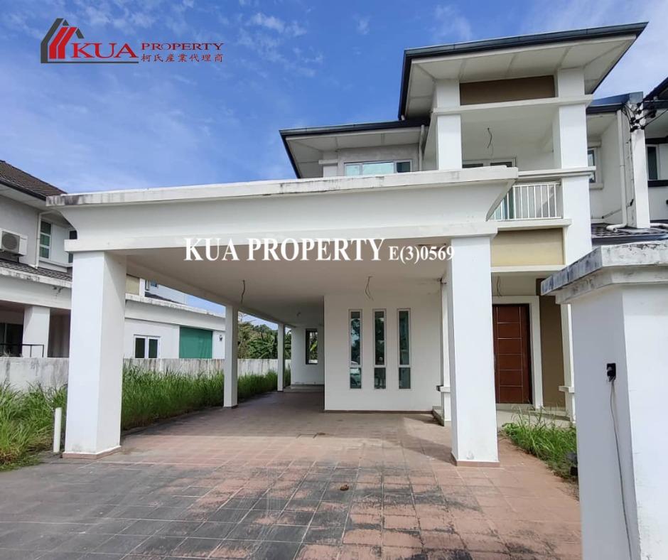 Double Storey Semi-Detached House For Sale at Lopeng, Miri