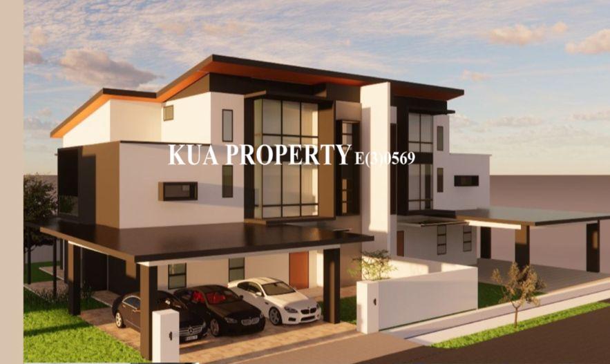 Brand New + under development Two and Half storey semi detached house For Sale at Jalan Ensing Timur