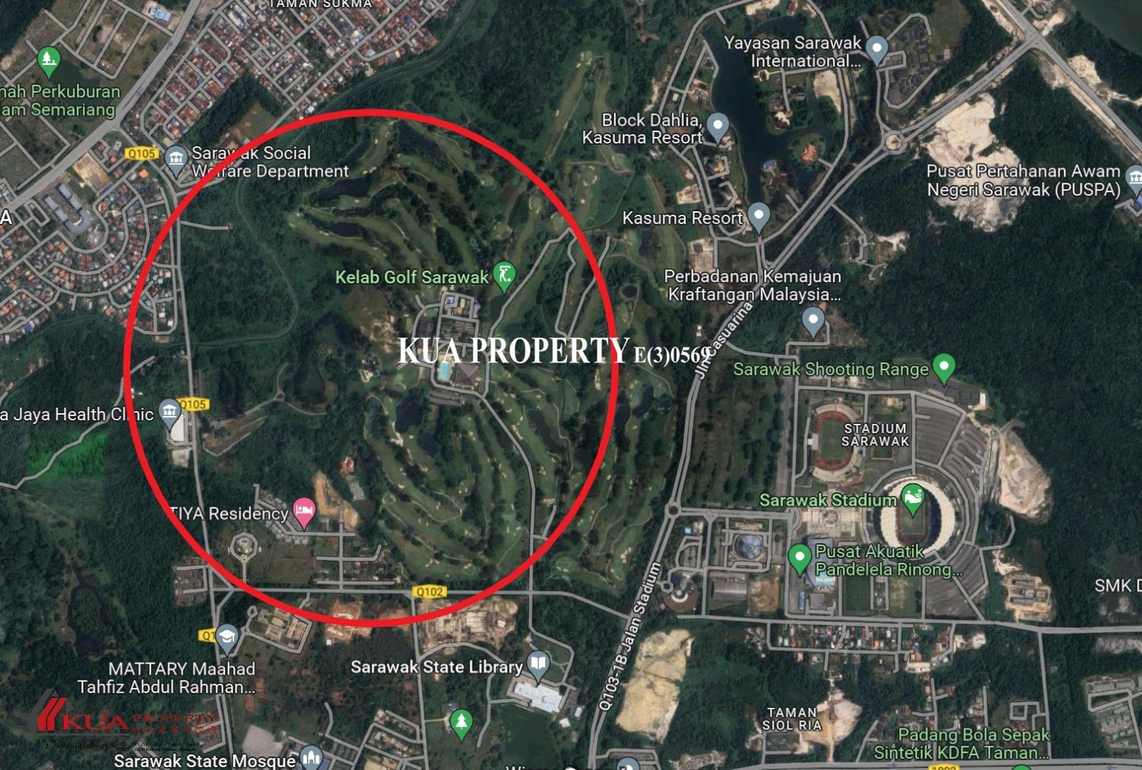 Land For Sale! Located at Petra Jaya Near Kelab Golf Sarawak