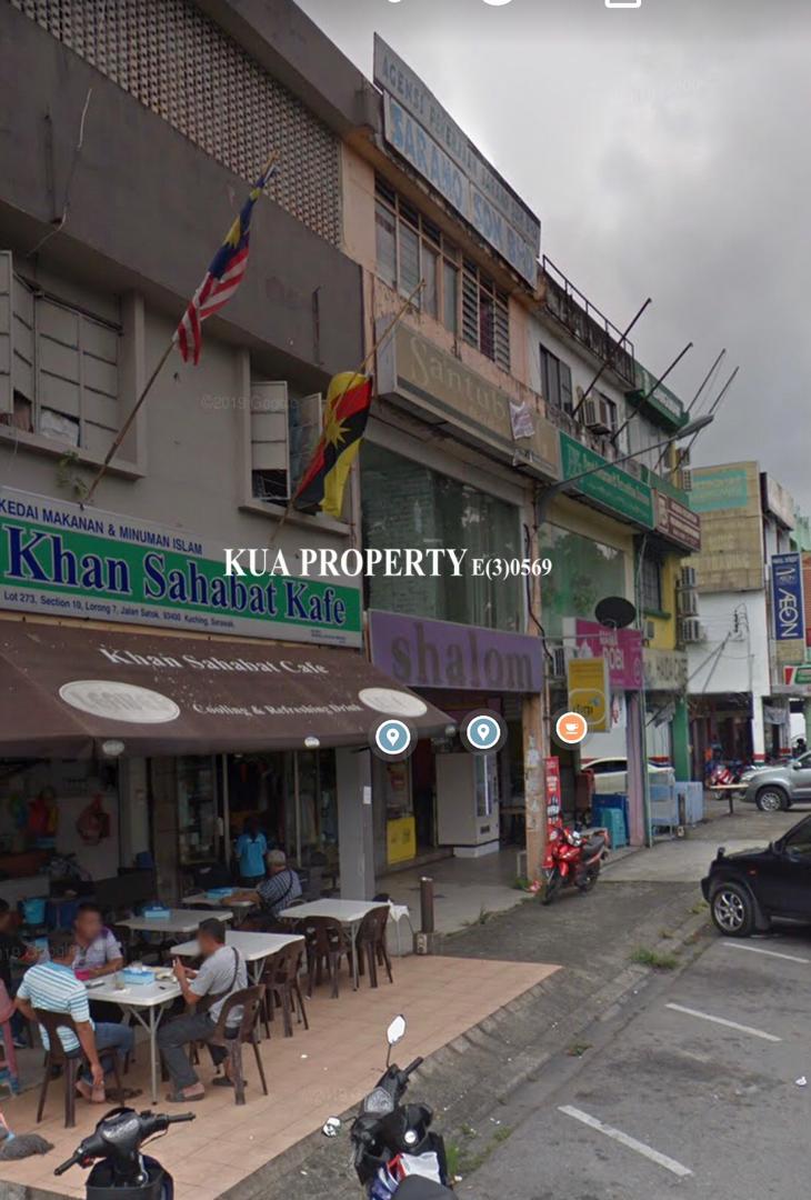 3 storey shophouse For Sale at Jalan Satok, Opposite Wisma Satok