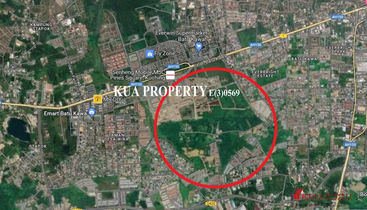 Land for Sale! Location: 4th Mile, Penrissen Road Kuching