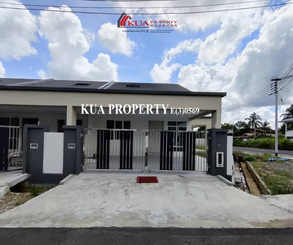 New Single Storey Terrace House For Sale! at Bekenu Town Area
